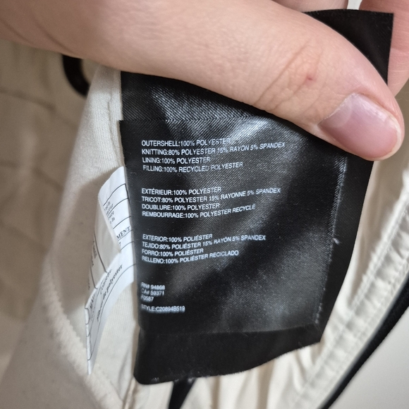 Bernardo Performance Women’s EcoPlume Cream Quilted Puffer Jacket – Size Small - Picture 7 of 8